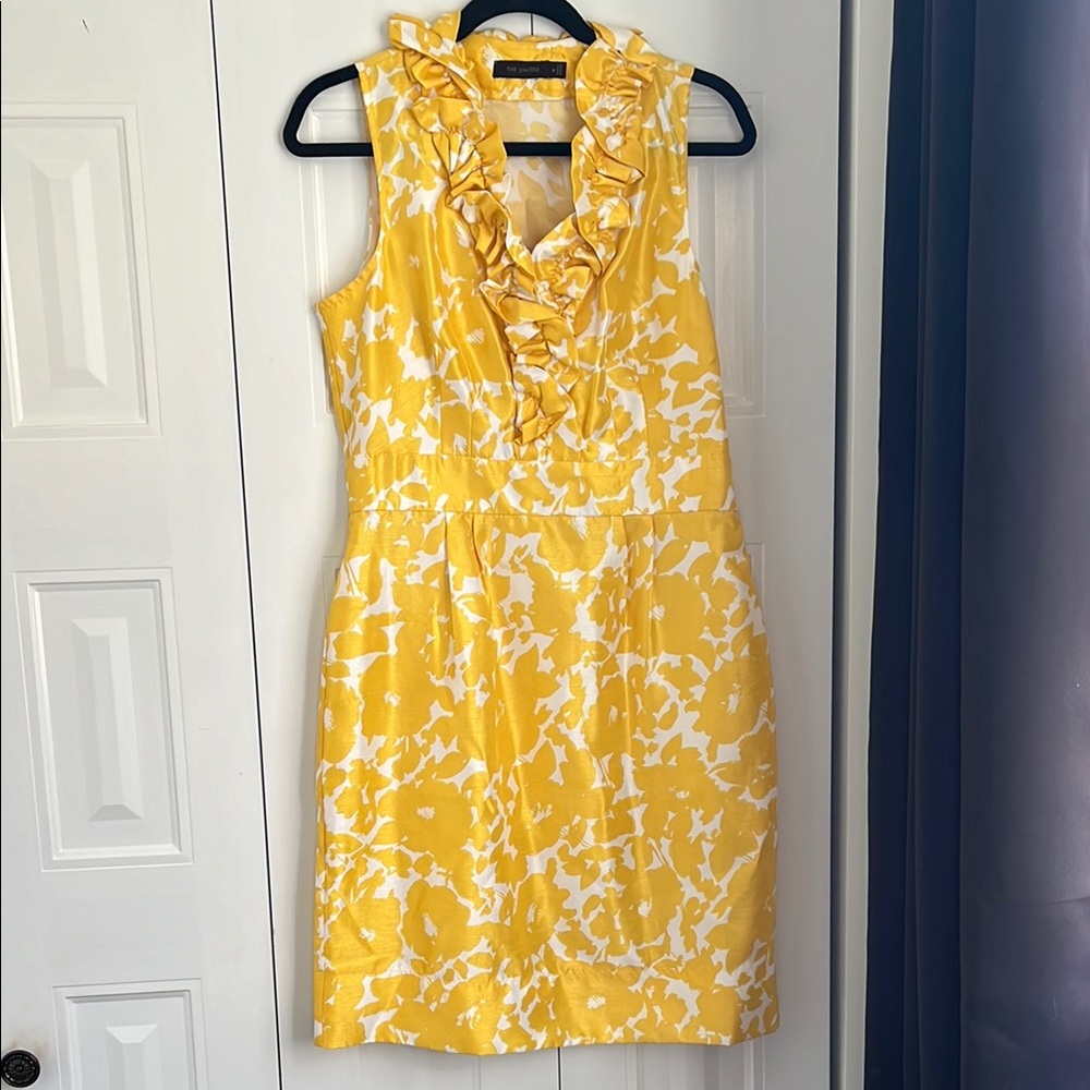 The Limited Yellow Knee-Length Dress